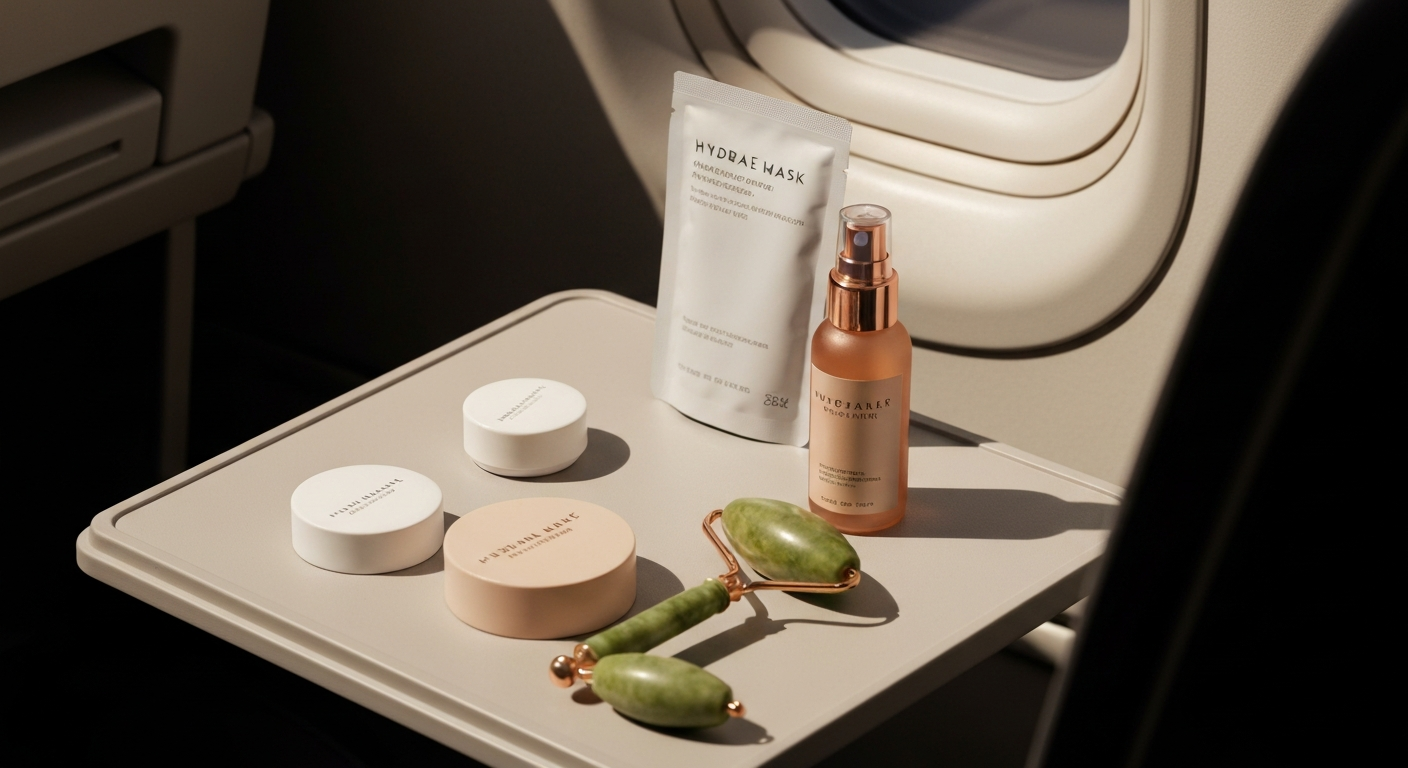 Beauty-Routine auf Langstreckenflügen: Frisch ankommen