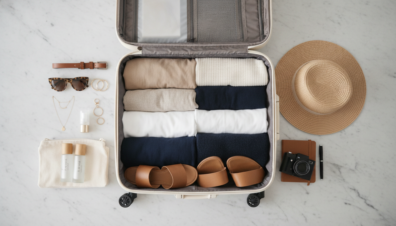 Handgepäck-Garderobe: Stilvolle Looks mit nur 7 kg