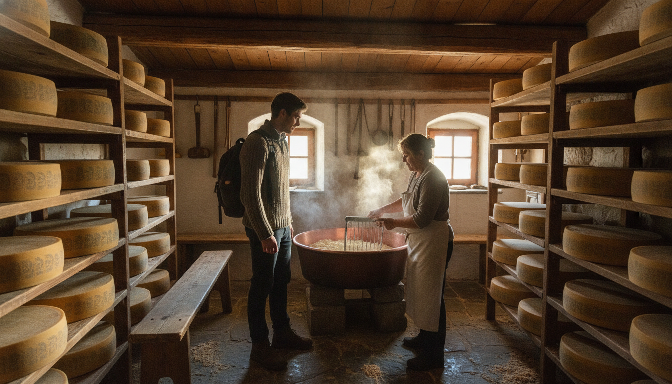 Käse-Degustations in den Alpen: Genuss trifft Bergromantik